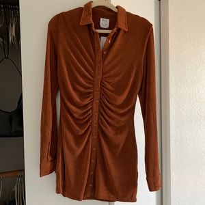 With Jean chocolate Andy dress